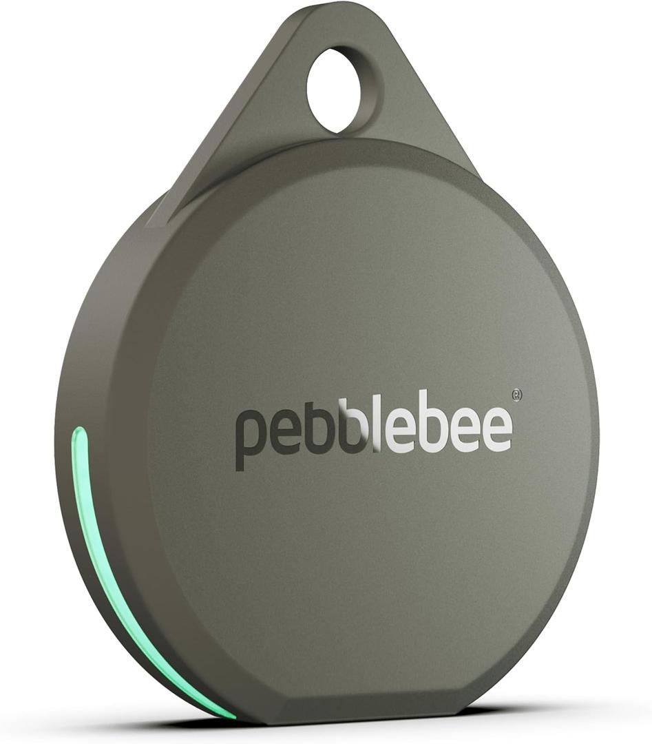 Pebblebee Clip 5 | Rechargeable Bluetooth Tracker Tag for Keys & Bags | Alternative to Air Tag & Android Trackers | 130 dB Siren, Bright LED Strobe, 12-Month Battery, Alert Safety Mode & Phone Finder