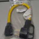 NEMA 14-50P to L14-30R Generator Adapter with 2FT Extension Cord, 50 Amp 4-Plug Male Plug to 30 Amp 4-Plug Female Plug for for RV campgrounds, Household Appliances(Yellow)