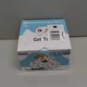 Interactive Cat Toys Rechargeable: Interactive Cats Toy with Chime - Automatic Cat Toys for Indoor Cats, Hide and Seek Toy with Motion, Moving Feather, USB,Blue