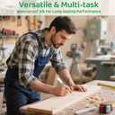 8PCS Long Head Deep Hole Marker, 20mm Deep Long Nose Waterproof Hole Marker Pens, Quick Dry Colorful Carpenter Marker, Multi-purpose Deep Hole Marker Pens for Carpenters Builders Construction