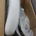 TRALT Ergonomic Office Chair - Desk Chair with Adjustable Lumbar Support Computer Chair - Mesh Comfy Chair with Flip-up Armrests - Gaming Chairs for Adults Home Office (Leather, White) (Pack of 1)