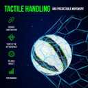 Western Star Soccer Ball Helix- Size 3 4 5 - Official Match Grade Soccer Balls - Attractive and Durable Design (Gaea)