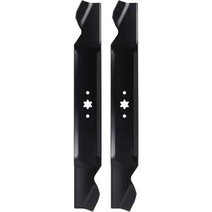 942-04244 Blade for 46'' Deck, 942-04244A Mower Blade Compatible with C ub Cad et XT1 LT46 LTX 1045 RZT-L46, C raftsman T140 T240, T roy-Bilt, M TD, Replaces 942-04290, 742-04290, 6 Point Star, 2Pack