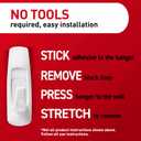 Command 5 lb Large Utility Hooks, 14 Hooks and 16 Strips, Damage-Free Hanging Wall Hook with Adhesive Strips, No Tools Required, Great for Home Kitchen Office Organization