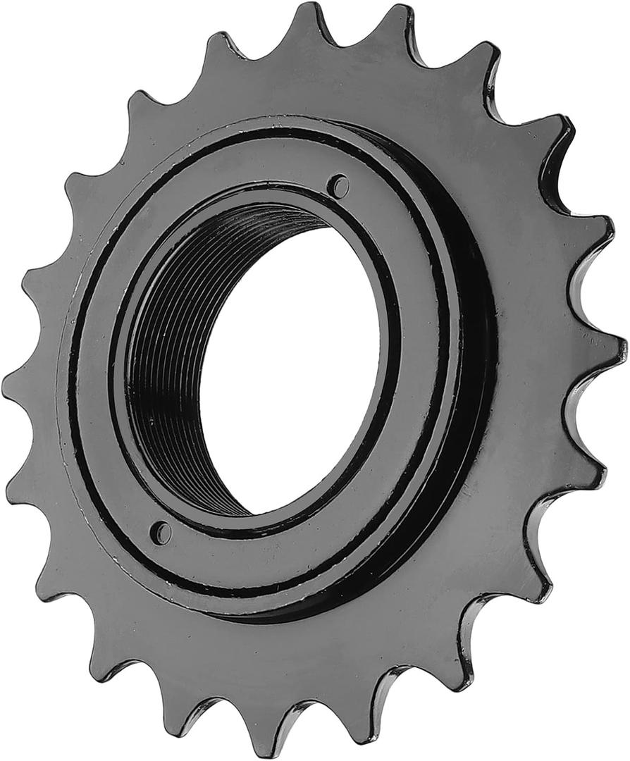 Hycline Single Speed Bike Freewheel: 12/14/16/18/20/22/24T Compatible with 1/2''1/8'' Bicycle Freewheel - Threaded Type Freehub Replacement Parts