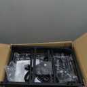 Garage Sports Equipment Organizer, Ball Storage for Gear and Toys, Large Capacity, Sports Organizer for Garage with Hooks and Baskets (Black and Brown)