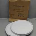 TALOYA 2 Pack 12 Inch LED Flush Mount Ceiling Light Fixture for Living Room Basement Closet Hallway Laundry Room Porch,20W Equivs to 200W 3000k/3500K/4000k/5000K/6500k (White)