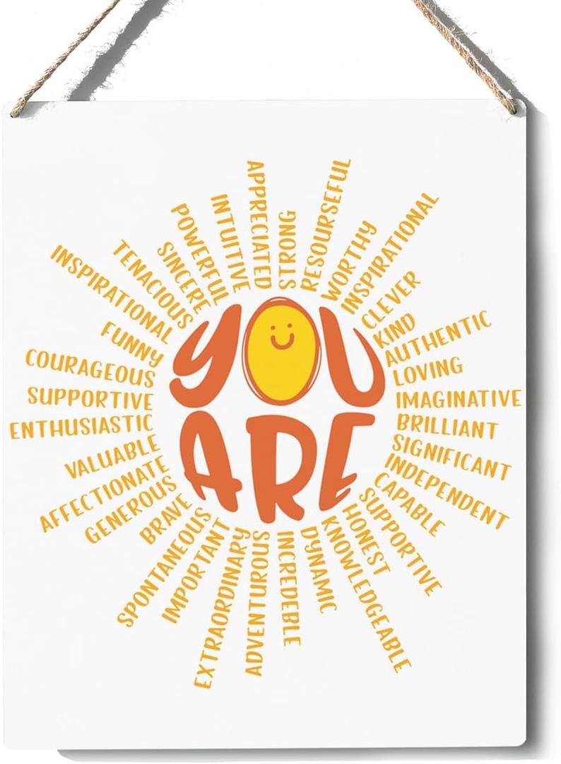 3 x Xiolcxdr Inspirational You Are Sun Classroom Wall Art Sign First Day of College Teacher's Day Inspirational Cheer Up Sunshine Gifts for Women Men Teachers Classroom Office Home Wall Decor