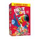Kellogg's Froot Loops Breakfast Cereal, Fruit Flavored, Breakfast Snacks with Vitamin C, Large Size, Original, 13.2oz Box (1 Box) (EXP 10/17/26)