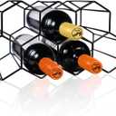 Countertop & Freestanding Floor Rack - Small, Metal, Table Top, Kitchen Bottle Holder