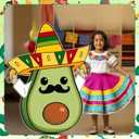 5 ft Avocado Taco Guy Cardboard Cutouts Stand Up Avocado Party Decorations Cinco de Mayo Mexican Fiesta Party Photo Booth Prop Backdrop for Cinco De Mayo Mexican Baby Shower Indoor Outdoor Decor