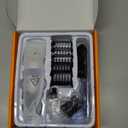 oneisall Dog Clipper Low Noise, Dog Grooming Kit with Rechargeable, Pet Shaver Cordless Electric Quiet Hair Clipper Set for Dogs Cats PetsGold