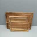 Wood Cutting Boards for Kitchen, Acacia Wooden Cutting Board Set, Charcuterie Board, Large Solid Chopping Board for Meat, Cheese, Fruit, Vegetables (set of 3)