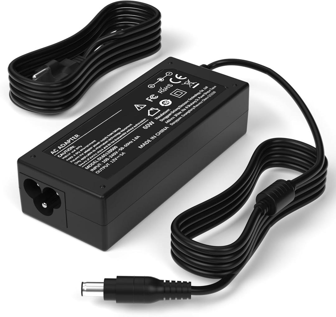 12V AC/DC Adapter Compatible with Zebra Technologies Znl-U150100 Charger ZQ510 ZQ500 ZQ520 ZQ600 ZQ610 ZQ620 ZQ630 ZR658 ZR668 QLN320 QLN220 QLn420 DC 12V Power Cord