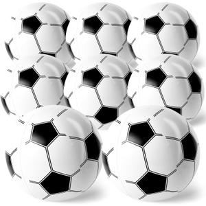 FUTUREPLUSX 8PCS Beach Balls, 12 Inches Inflatable Soccer Ball for Kids Summer Party Favors, Water Games, Hawaiian Tropical Theme Party Decorations