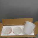 Fixture Replacement Frosted Glass Shade, E26 Base with 1-5/8" Fitter, 3-pack Cone Replacement White Shades for Pendant Light, Wall Sconce, Vanity Light, Table Lamp