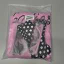 VLUV Pink Halloween Costumes Set, Women's Halloween Retro Satin Jacket Set with Scarf Headbands Glasses Accessories (Pink, XXL)