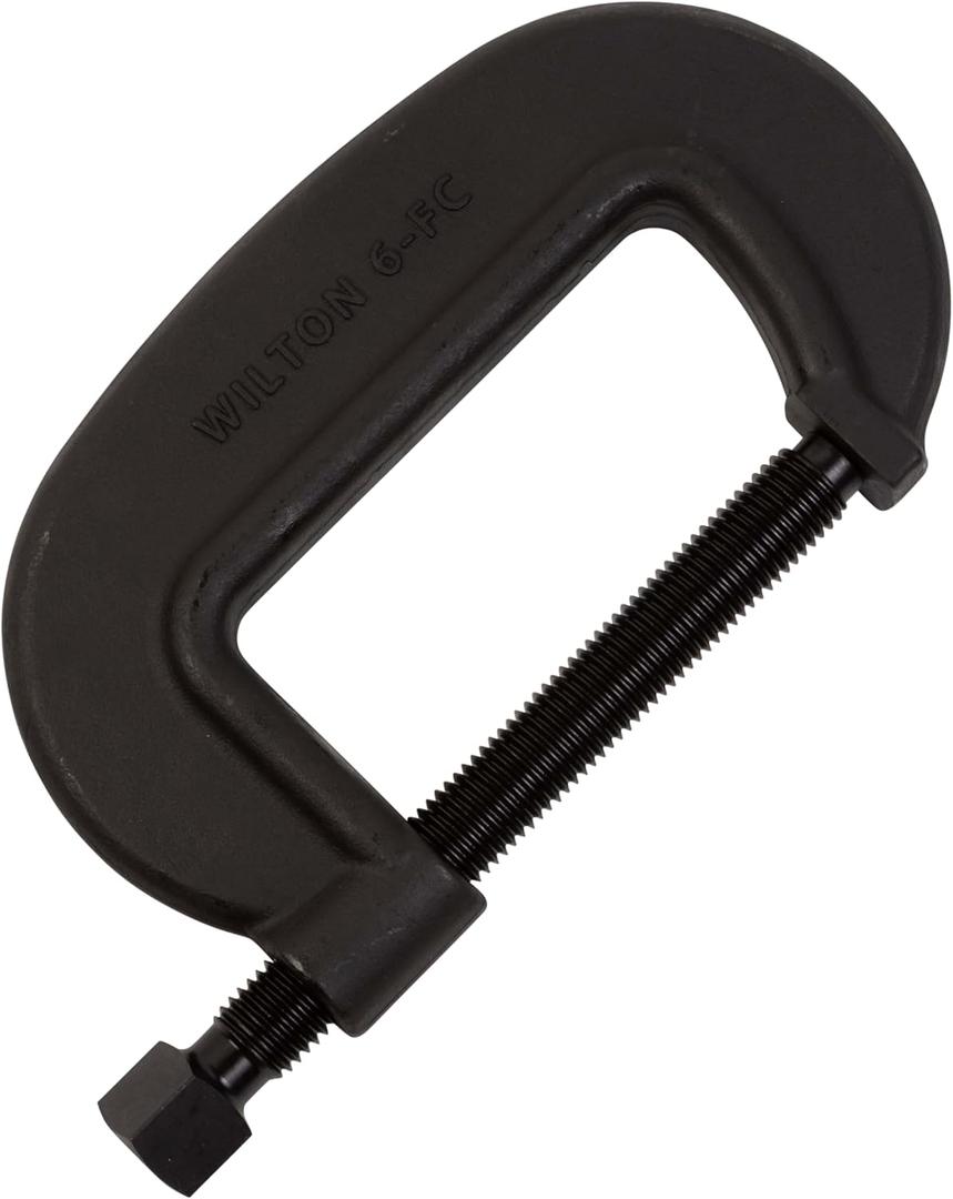 Wilton Brute Force C-Clamp, 6-7/16" Opening, 3-1/2" Throat, 27500 Lbs. Clamping Force (6 F.C.)
