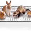 Maxcheck Stainless Steel Grids for Large Rabbit Litter Box Heavy Duty Cage Grid for 22x18x3 Inch Cage, Easy Clean Replacement-cage Bottom for Rabbit, Cat, Guinea Pig & Chinchilla