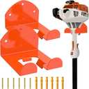 2 Pack Garage Organizer Trimmer Rack Heavy Duty Weed Eater Hanger Trimmer Hanger Garden Power Tool Hanger for Grass Trimmer, Hedge Trimmer, Garage Trimmer Garden Tools