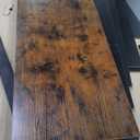 VASAGLE 4 Drawer File Cabinet with Lock, Printer Stand, Office Filing Cabinet Organizer, for A4 and Letter Size Documents, Rustic Brown and Black UOFC062B01