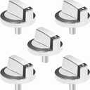 W10284885 Gas Stove Knobs 5 Pack Compatible with Whirlpool Range Oven Burner Accessories Replacements Part W10284885,WPW10284885,1874811,AP6018699,PS11752001,EAP11752001,PD00005137