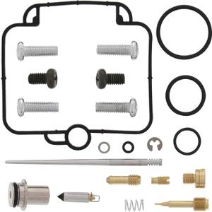 All Balls Racing 26-1012 Carburetor Rebuild Kit Compatible With/Replacement For Polaris Sportsman 500 4x4 DUSE 2002, Sportsman 500 4x4 DUSE HO 2001, Sportsman 500 4x4 HO AA- AC- AE- AG 2004