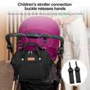 FHELAD Small Diaper Bag Backpack, Crossbody Diaper Bag with Insulated Cup Holder & Detachable Shoulder Strap, Convertible Diaper Bag Tote for Short Trip (Black)