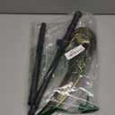 Boieo Halloween Grim Reaper Scythe Costume Prop, 33.4 Inch Detachable Plastic Weapon for Adults & Kids, Golden Skull Sickle Weapon