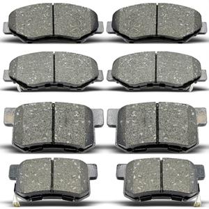 DYZJKWJW D914 D537 Front Rear Ceramic Brake Pads Set Fit For 2012-2015 Honda Civic,For 2013-2015 Acura ILX,For 2003-2007 Honda Accord (8 pcs)