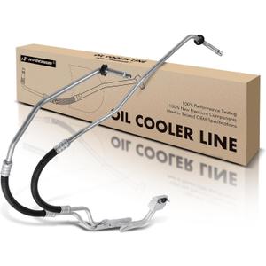 A-Premium Inlet and Outlet Engine Oil Cooler Line Hose Assembly Compatible with Chevrolet Silverado 2500 HD 3500 Suburban 2500 GMC Sierra 3500 HD 6.0L