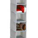 Simple Houseware 10 Shelves Hanging Shoes Organizer Holder for Closet, Grey