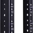 RackPath 12U Vertical Server Rack Rail Pair Kit, DIY Rack Build, 12-24 Screws x48 (12U)