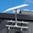 Adjustable for Starlink Standard 4/4X/Gen 3 Mount for Standing Seam Metal Roof with Starlink Pipe Adapter,Strong Load-Bearing Capacity,Alloy,No Drilling Required (for Starlink Gen 3)
