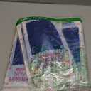 Blue Backdrop Wavy Tinsel Foil Fringe Curtains for Parties Sparkle Metallic Wavy Blue Birthday Decorations for Streamers Party Decorations Photo Booth Props Birthday Ocean Party Decor Supplies (10 Pack)