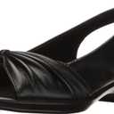 Easy Street Women's Fantasia Heeled Sandal (10 Wide, Black)