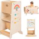 Toddler Standing Tower, Adjustable Kitchen Learning Tower