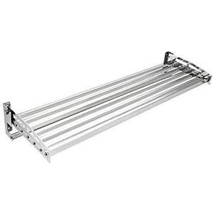 Kitchen Bathroom Shelf,Kitchen Racks Shelf Seasoning Utensils Rack Spice Rack, Hanging Knife Tool Rack Cutlery Basket Spoon Chopstick Holder Wall Mounted Towel Bar,Length 60cm,29cm Wide (Black)