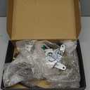 Nakuuly Right Passenger Side Rear Door Lock Latch & Cable for Ford F250 F350 F450 F550 Super Duty 1999-2007, Upper and Lower Latches Assembly Replace 6C3Z-28264A00-A 6C3Z28264A00A