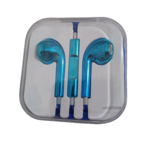 Wired Ear Buds, Blue ,2 pack