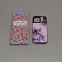 Shorogyt Compatible with iPhone 17 Pro Max Wallet Case with Card Holder - Cute Purple Flower Design Kickstand for Magnetic Clasp Back Flip Folio Leather Phone Covers for Women Men Girls