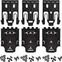 3PCS QLS Kit Quick Locking System Kit, QLS Receiver Plate Platform Attachment for Duty Holster Locking Fork Connect Drop Leg Holster Mid-Ride