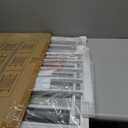 Cumbor 29.7-46" Baby Gate for Stairs, Toddler Safety Essentials for The House, Auto Close Dog Gate for Doorways, Mom's Choice Awards Winner-Easy Install Pressure Mounted Pet Gates for Dogs, White