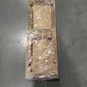 Adjustable Retro Desktop Bookshelf - Wooden Tabletop Organizer for Magazines, Files & Cookbooks - Easy No-Tools Assembly - Dark Brown Shelf for Home Office & Living Room, 16.5x4.9