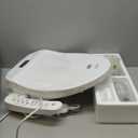 R&T V305 Round Bidet Toilet Seat, Electri Bidet Seat with Adjustable Warm Water, Air Dryer, Heated Seat, Night Light, Deodorization