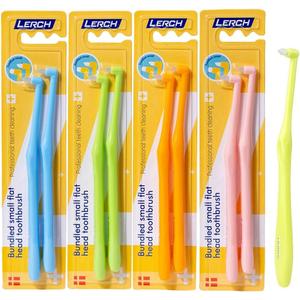 8Pieces End Tuft Tootbrush,Interdental Brushes, Orthodontic Toothbrush for Braces, Cleans Difficult Areas Such as Around Crowns, Bridges, Implants and Wider Gaps Between Teeth