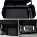 Center Console Organizer Compatible with 2021 2022 2023 2024 2025 Toyota Sienna Accessories (Black)