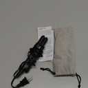 Conair Double Ceramic Flat Iron, 1Inch Flat Iron Hair Straightener with Claw Clip, 5 Heat Settings, ExtraLong Floating Plates, White