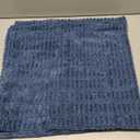 MIULEE Pack of 2 Corduroy Decorative Throw Pillow Covers 20x20 Inch Soft Boho Striped Pillow Covers Modern Farmhouse Home Decor for Summer Coastal Sofa Living Room Couch Bed Blue