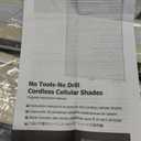 Cordless cellular shades x2. Size 26,5"×64"